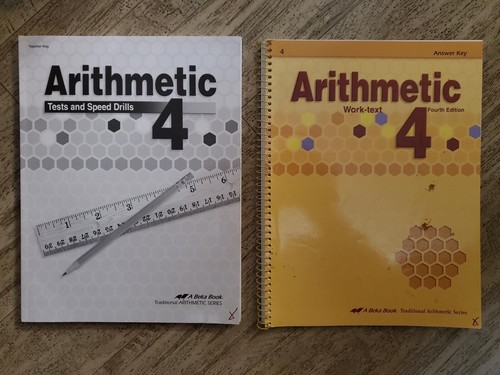 Abeka arithmetic work text - arithmetic, 4