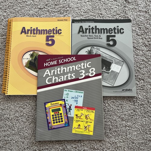 Abeka arithmetic work - arithmetic, work-text
